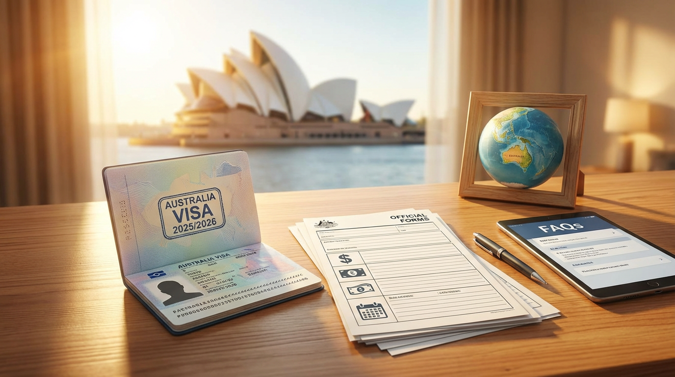 Visto para a Austrália 2025/2026: Perguntas Frequentes, Custos e Prazos Atualizados