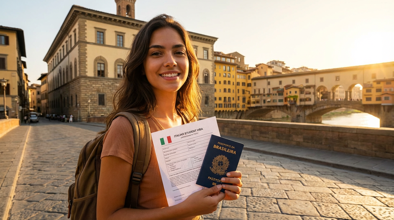 Visto de Estudos para Itália 2025/2026: Guia Completo para Brasileiros