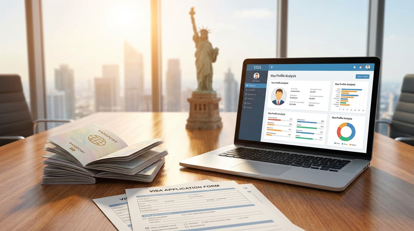 Análise de Perfil Gratuita para Visto Americano: Avalie Suas Chances em 2025/2026