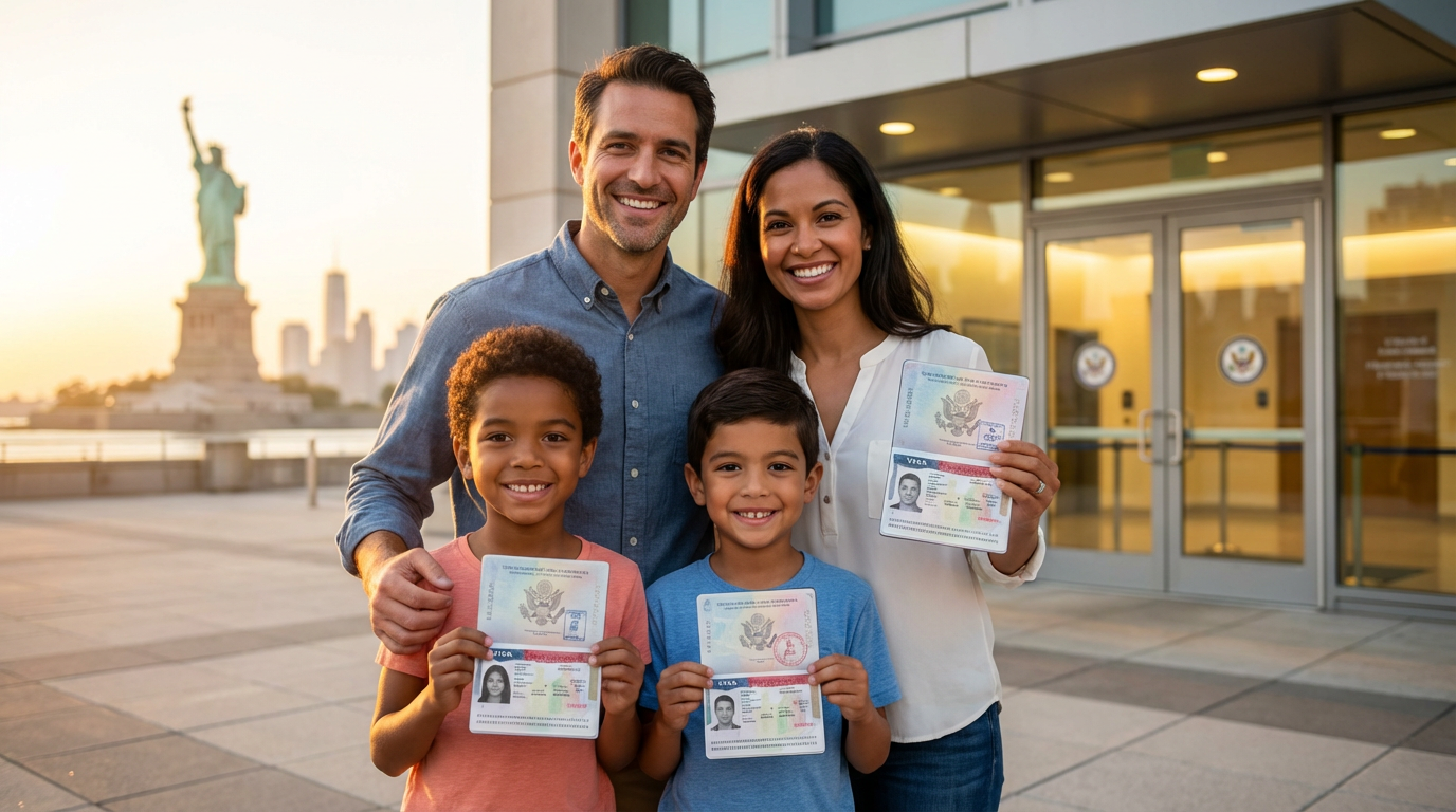 Visto Americano em Família 2025/2026: Guia Completo para Sua Solicitação