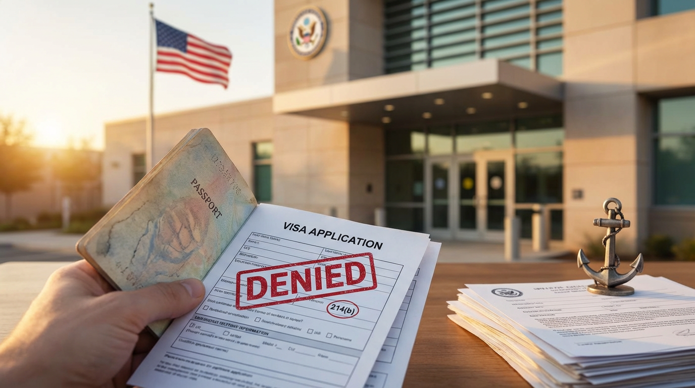 Visto Negado por Falta de Vínculos: Entenda o Artigo 214(b) e Como Reverter