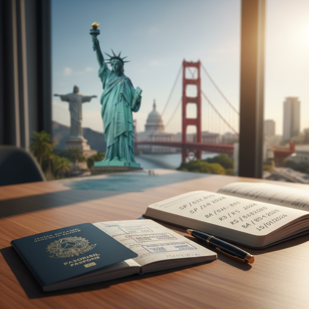 Telefones e Contatos para Visto Americano no Brasil (2025/2026): SP, MG, BH, PE, RJ, RS, PR e BA