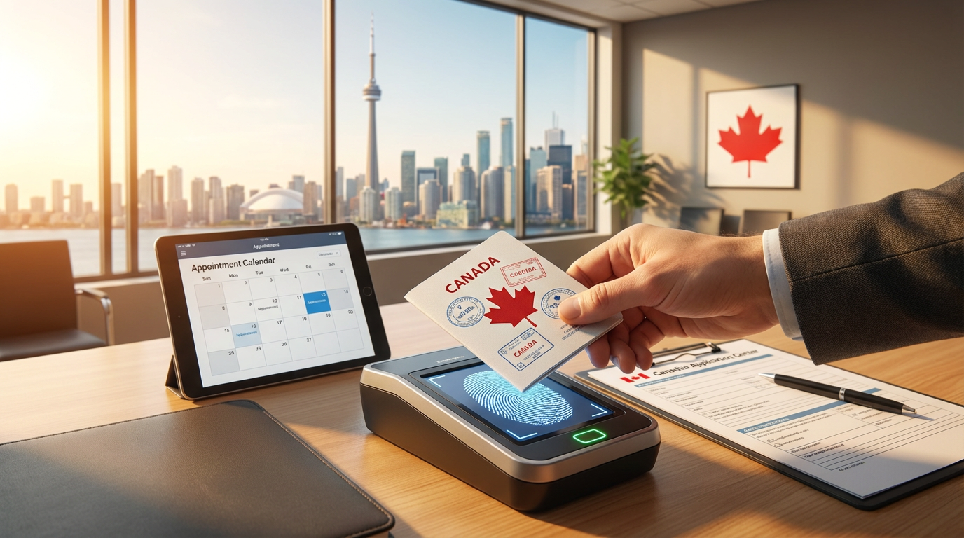 Biometria Canadá: Guia Completo para Agendamento do Visto Canadense 2025/2026