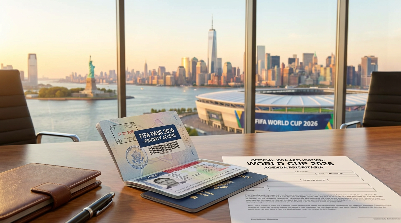 FIFA PASS 2026: Visto Americano Prioritário para a Copa do Mundo – Guia Completo